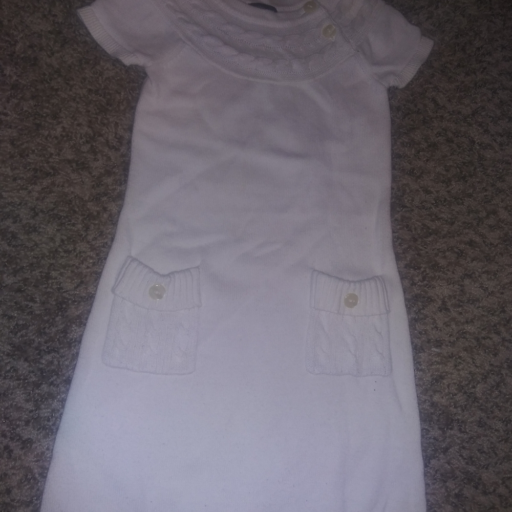 Gap 5t cream dress girls